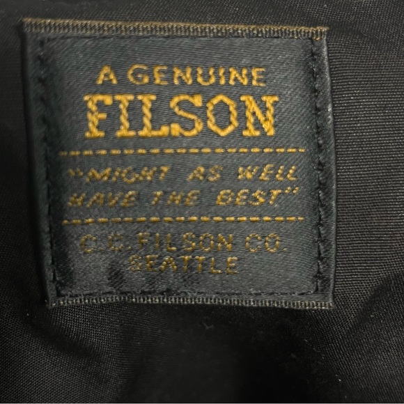Filson 48hr Tin Cloth Duffel Bag Trolly Strap Bridle Leather Timeless Unisex - Picture 14 of 16